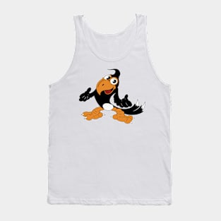 Cartoon Magpie Tank Top